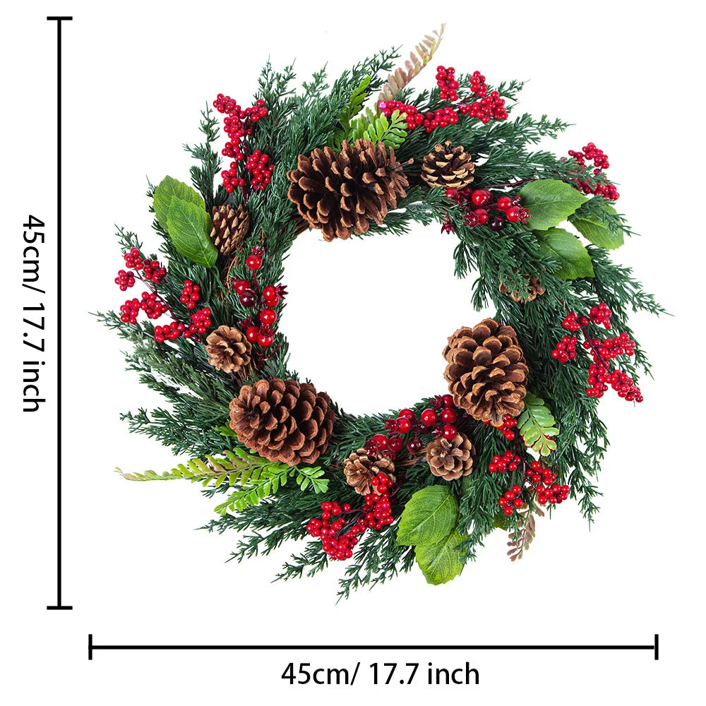 Brehn | Rote Beeren Weihnachtskränze