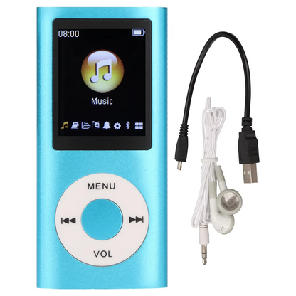 MP3-Player tragbar – 1,8-Zoll-LCD-Display, kompakt und leicht