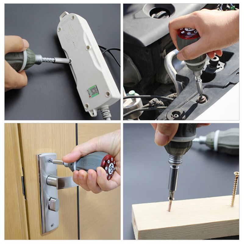 VIvolux | Teleskopisches Tragbares Magnetisches Fix Flex Schraubendreher Set