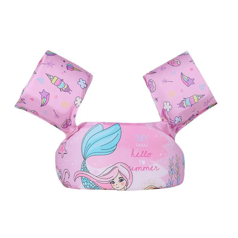 Brehn | FLOTTY Kinder Schwimmhilfe | Rettungsweste mit Armflügeln | Verstellbarer Doppelverschluss | Für Kinder bis 25 kg