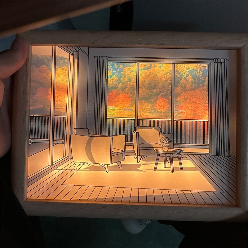 VIvolux | 2D Malerei Art Lumina Kreativ LED Lampe