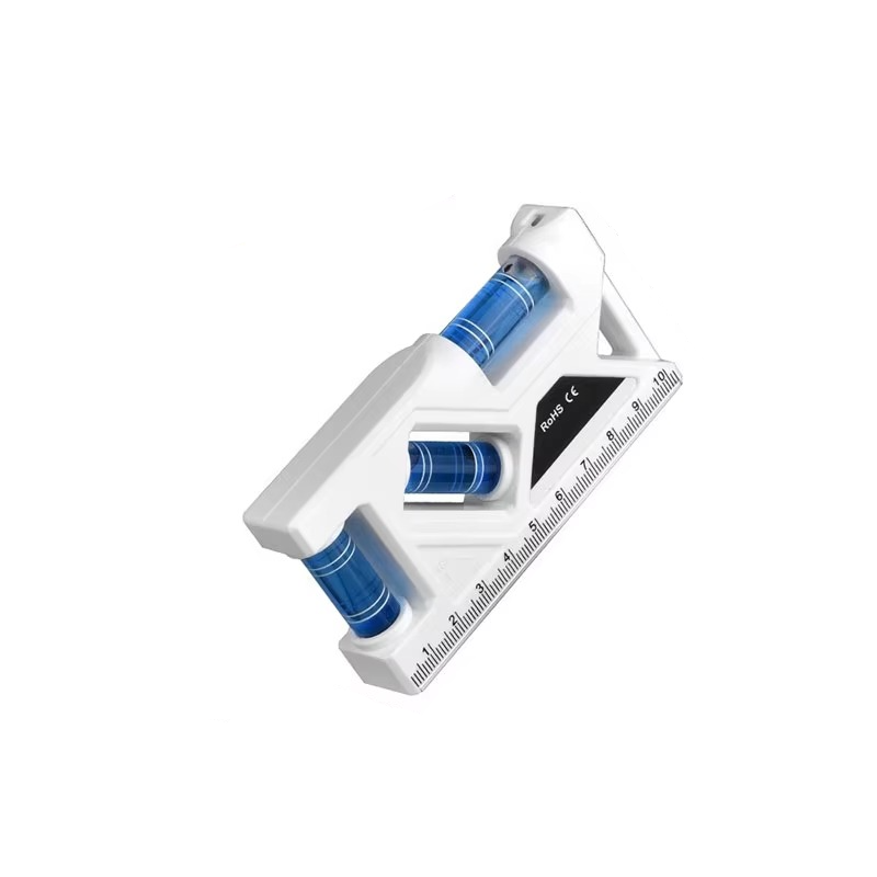 Präzisions-Taschenwasserwaage mit Magnetfuß und Winkelmesser
