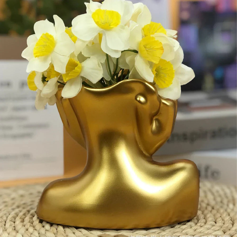 Brehn | Fröhliche Glücks-Blumentopf-Skulptur