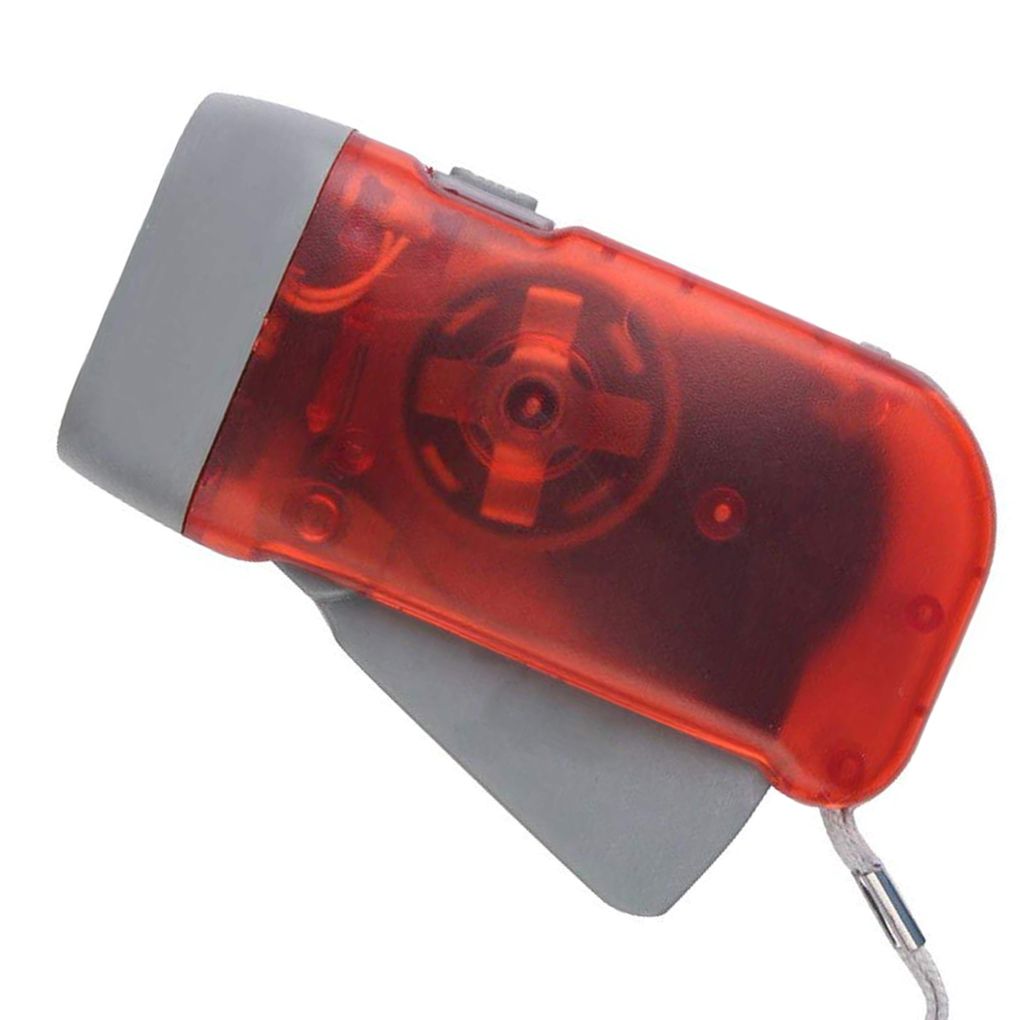 Mini-Handkurbel-Dynamo-Notfall-Taschenlampe | Brehn