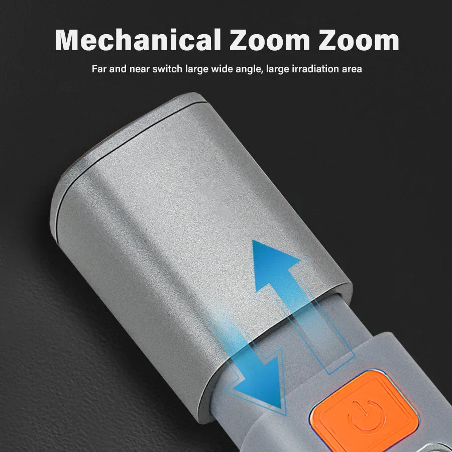 Ultra-Hell Langstrecken-USB-wiederaufladbare Taschenlampe | Brehn