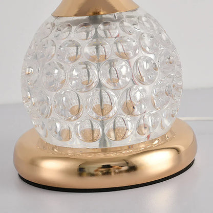 Dekoratives Stimmungslicht LED – Kristall Tischlampe mit Pilz-Design, Vintage Deko-Lampe für Wohnzimmer oder Schlafzimmer | Brehn