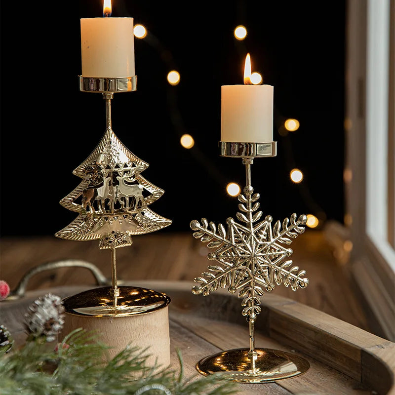 Brehn | Eisen Weihnachtskerzenständer