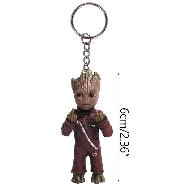 Brehn | Cartoon Groot Miniaturfigur: Verspielte Bürodekoration