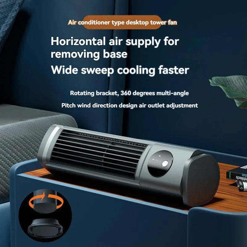 Towerless Ultra Cool Air Conditioning Desktop Fan | Brehn