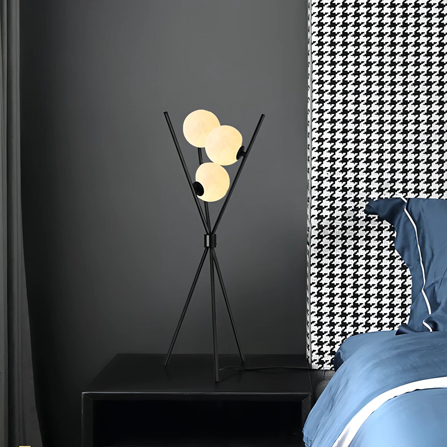 Mila - Stilvolle Minimalistische Stehlampe mit Monddesign | Brehn
