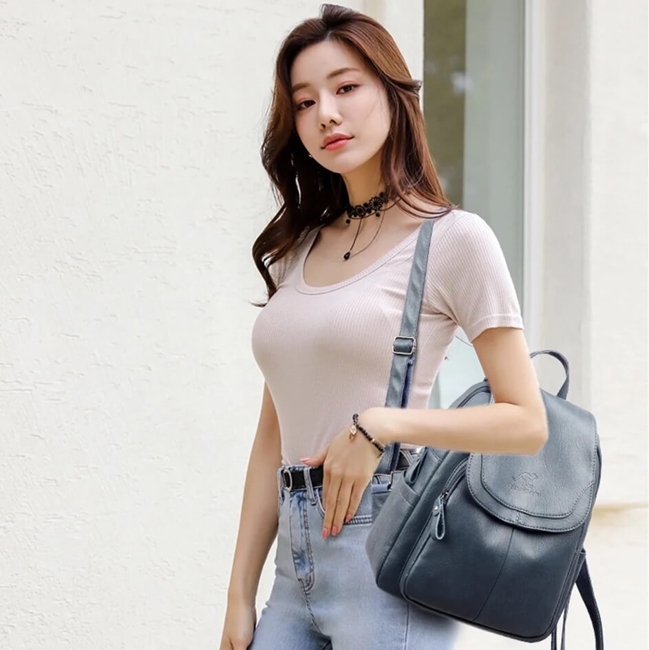 Brehn | Leder Rucksack für Damen