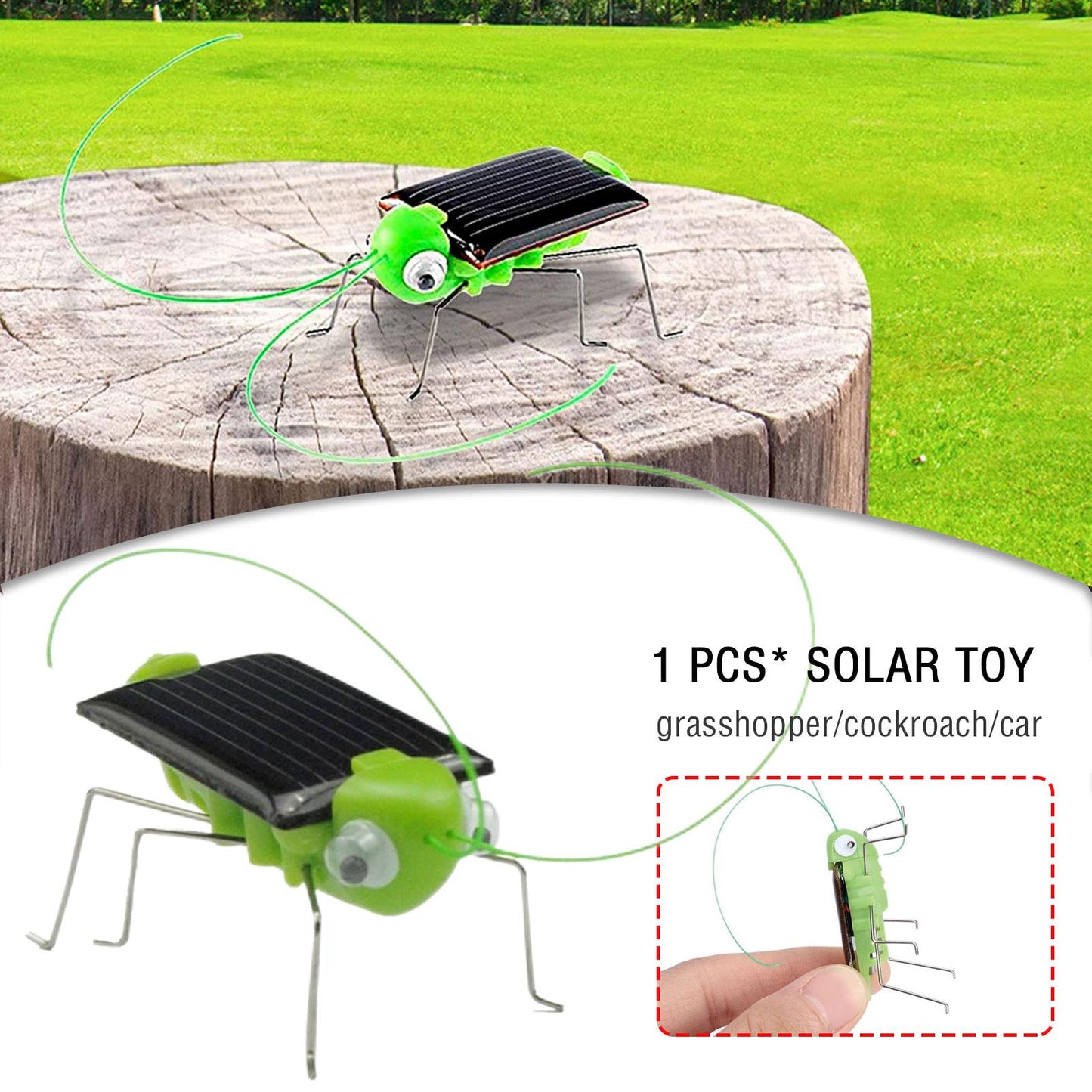VIvolux | Mini solarbetriebenes Kakerlaken-Spielzeug