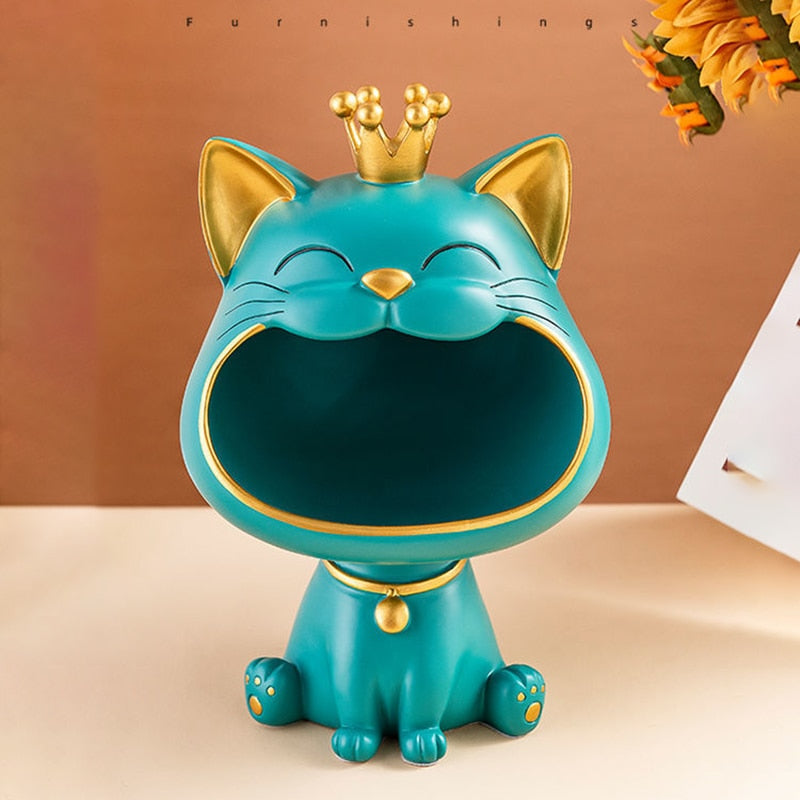 Brehn | Fortune Kitty Statue Zuhause Aufbewahrungsbox