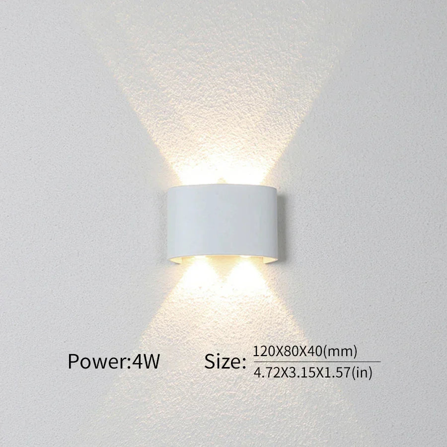 Modern lighting, indoor or outdoor: The versatile LED wall lamp