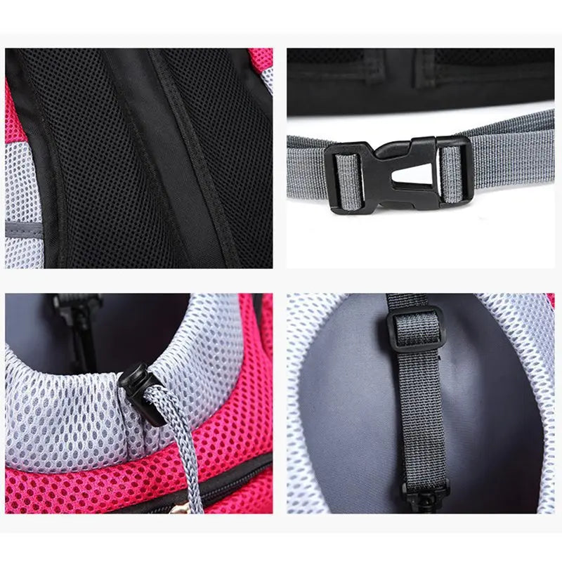 Brehn | Rucksack mit Mesh für Haustiere für Spaziergänge und Wanderungen