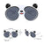 Brehn | Süße Panda Soft Bracket Kinder Sonnenbrille