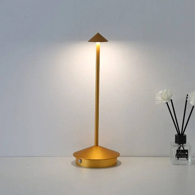 Brehn | Wiederaufladbare Tischlampe Kreative Esszimmer Touch Led Hotel Bar Kaffee Pina Pro Tischlampe Lampada Da Tavolo Dekorative Schreibtischlampe