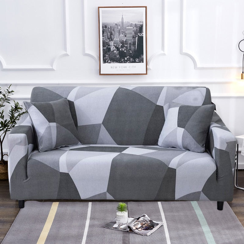 Modern rutschfeste bunte elastische Sofabezug | Brehn