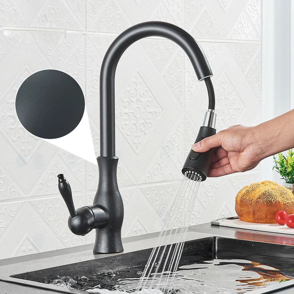 Brehn | GlamFaucet Küchenarmatur - Luxus Goldene Küchenmischarmatur