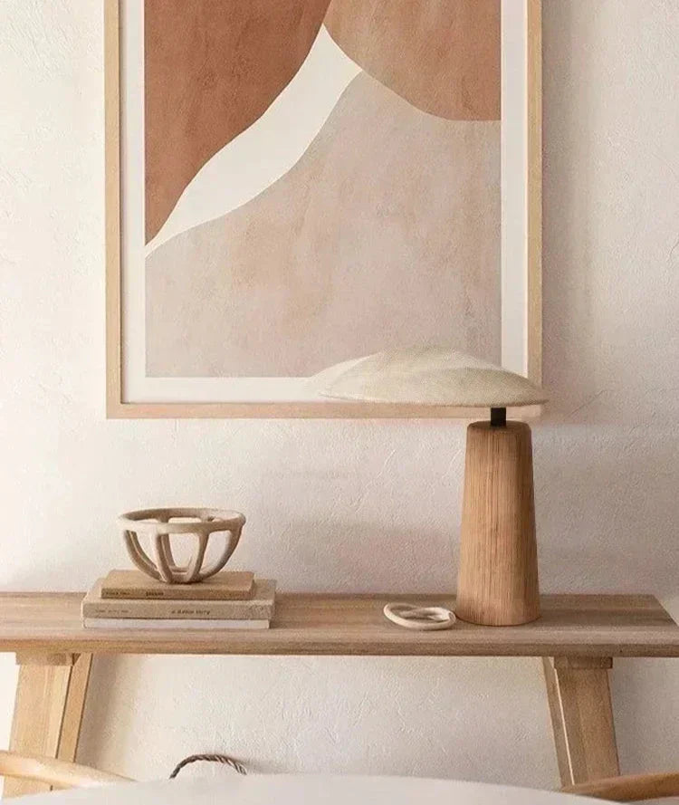 Brehn | Designerlampe mit natürlichem Holz