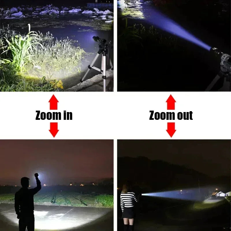VIvolux | Mini Taktische Camping Wiederaufladbare Taschenlampe