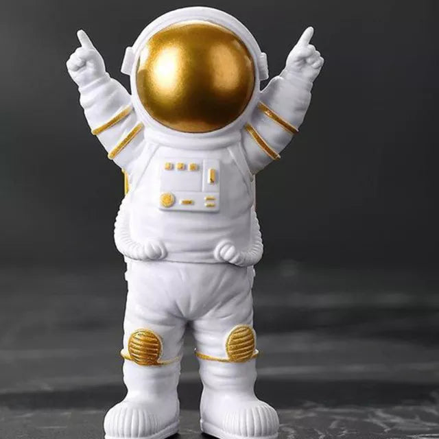 Brehn | Harz-Astronaut-Figur Statue Raumfahrer Skulptur Pädagogisches Spielzeug Schreibtisch-Dekoration Astronaut-Modell Für Kinder Geschenk
