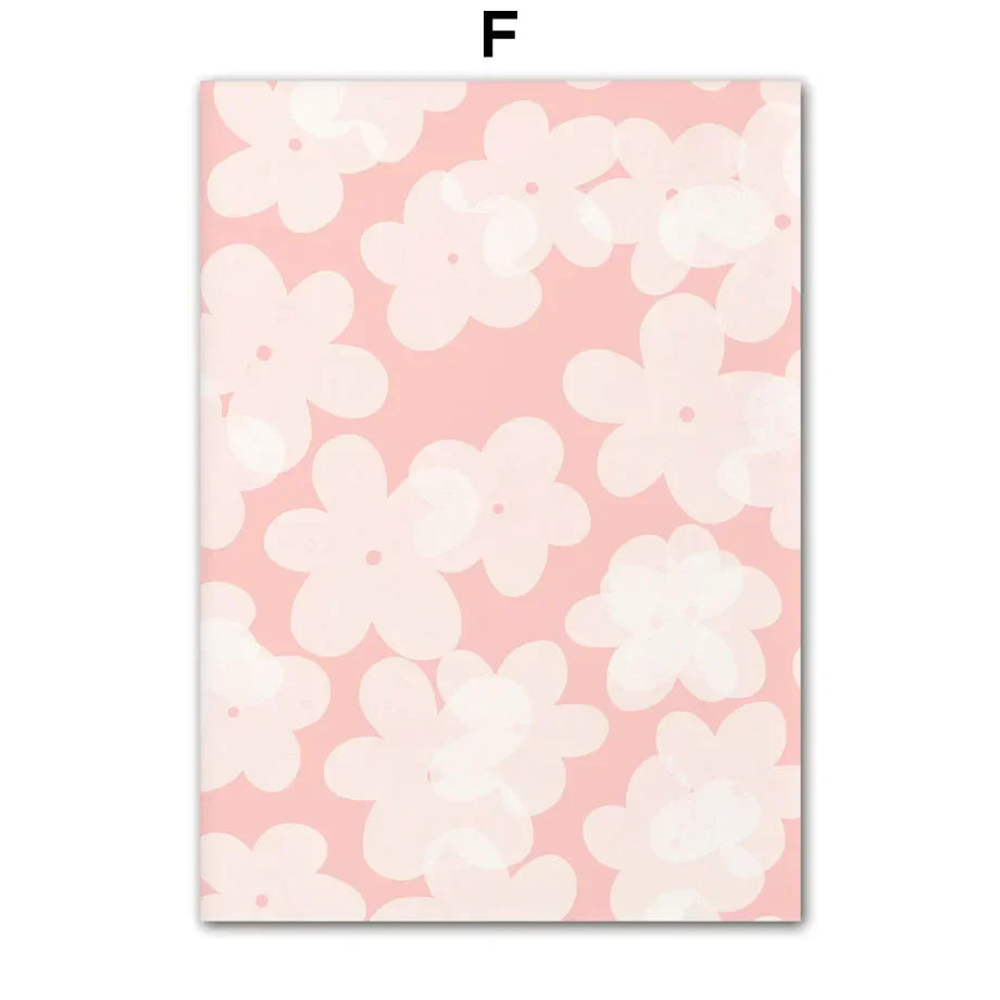 Pink Lavendel Gänseblümchen Blumenmarkt Poster Wandkunst Feine Kunst Leinwanddrucke Pastell Blumenbilder Für Wohnzimmer Schlafzimmer Kunst Dekor | Brehn