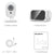 3,5-Zoll-Video-Babyphone mit Nachtsicht, Temperaturanzeige und Zwei-Wege-Audio