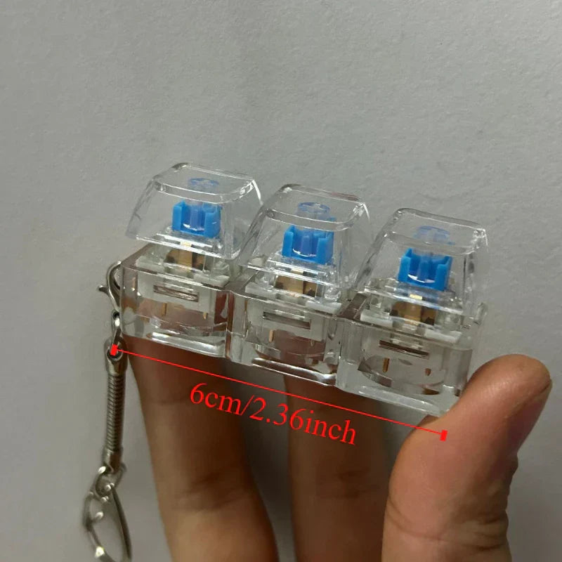 Brehn | Mechanischer Würfel Click Fidget Schlüsselanhänger