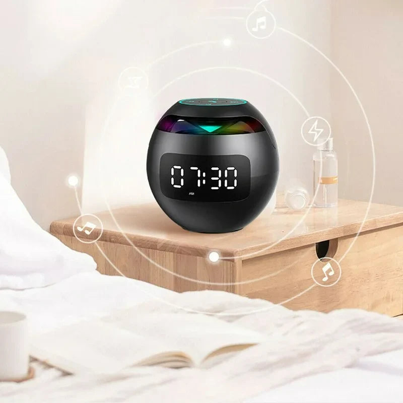 Brehn | Bluetooth-Alarmuhr mit LED-Lichtshow