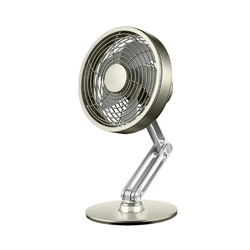 Brehn | Höhenverstellbarer Standfuß Kompakt Turbo Mini Tischventilator