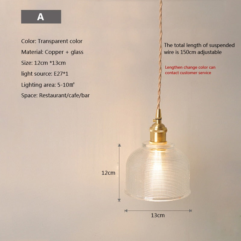 VIvolux | Nordic Brilliance Transparente Glas Pendelleuchte
