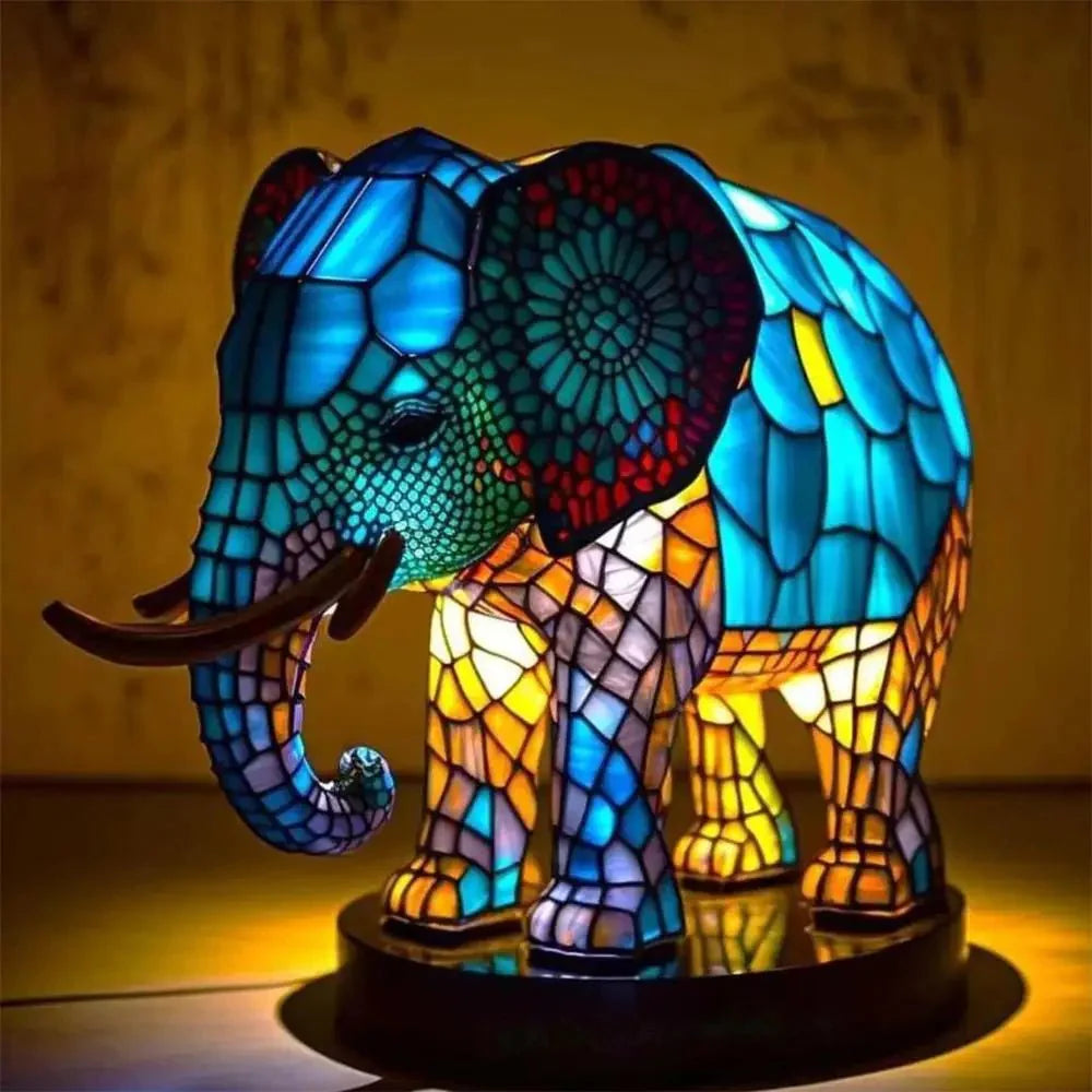 Brehn | MosaicCritter - 3D Tierlampe - Multicolor Tränen - Retro-Design