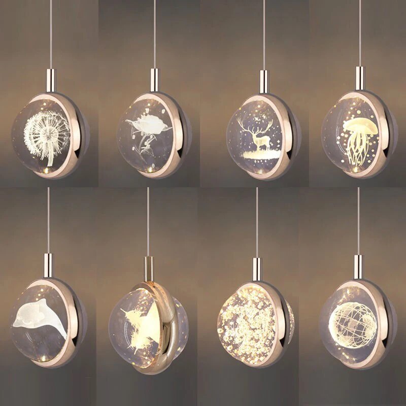 VIvolux | Romantische Kristall drehende Stimmungs-LED-Lichter
