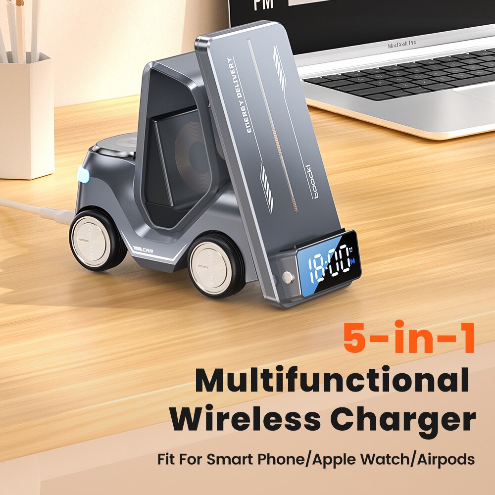 VIvolux | 5in1 Multi-Geräte Gabelstapler Drahtlose LadeStation
