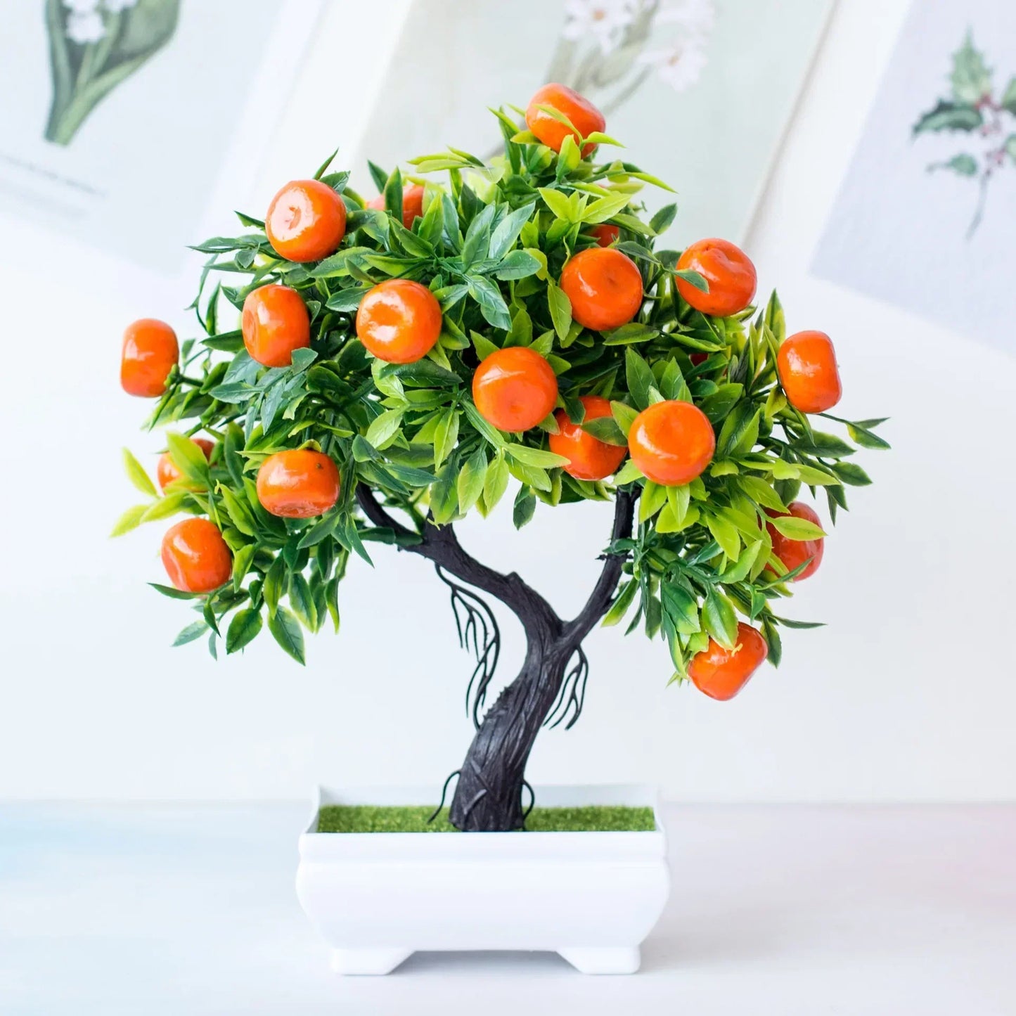 Brehn | Künstlicher Orange Kumquat Obstbaum