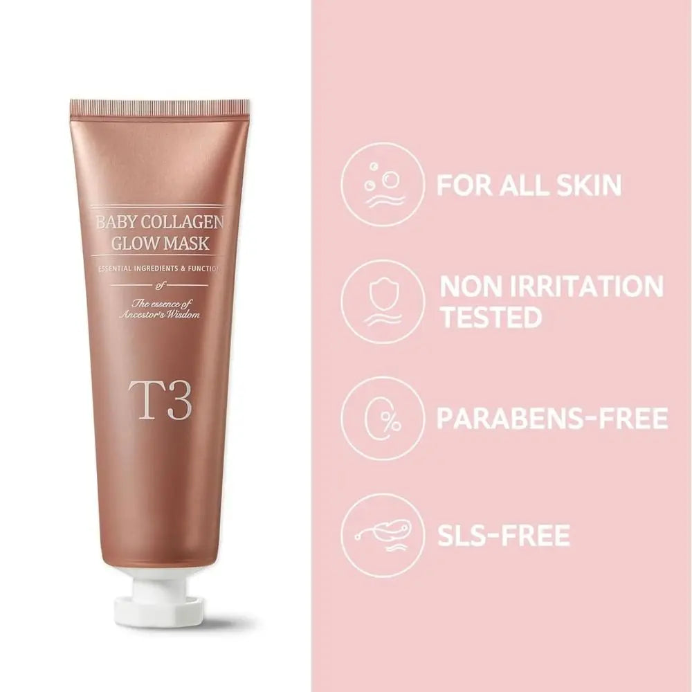 Koreanische Glass Skin Collagen Glow Maske