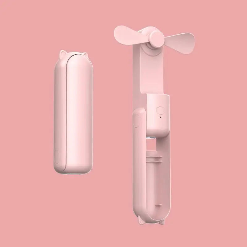 Neuer Tragbarer Mini Ventilator - Kreativ, Drei-Geschwindigkeits-Einstellbar, Einfarbig, USB Wiederaufladbarer Kleiner Ventilator | Brehn