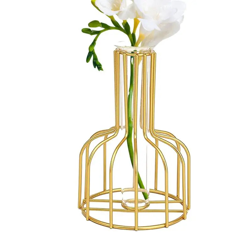 Gold Cage Vase Brehn