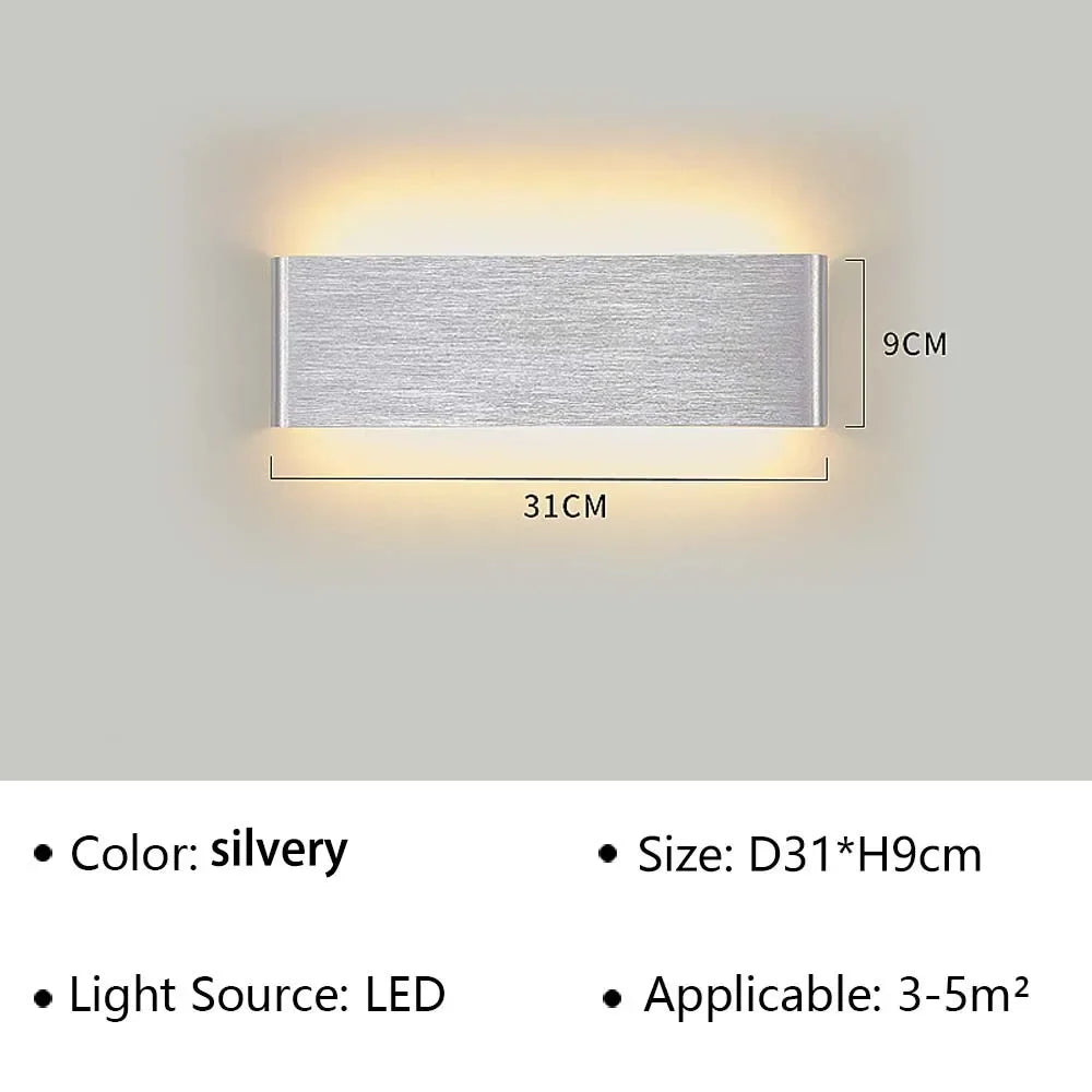 Brehn | LumiEra Moderne LED Wandleuchte | Stilvolles Design | Warmweißes Licht für Schlafzimmer, Flur & Badezimmer