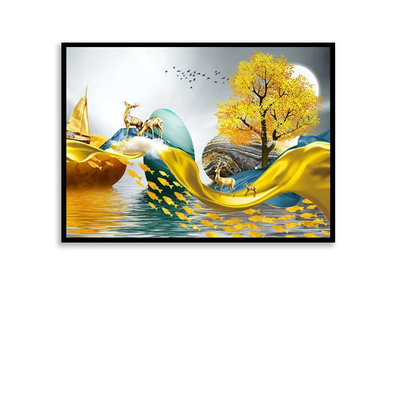 Art View Elegante Leinwand Elektrische Box Abdeckung | Brehn