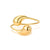 Brehn | Bold Wasser Tropfen Bangle Armband