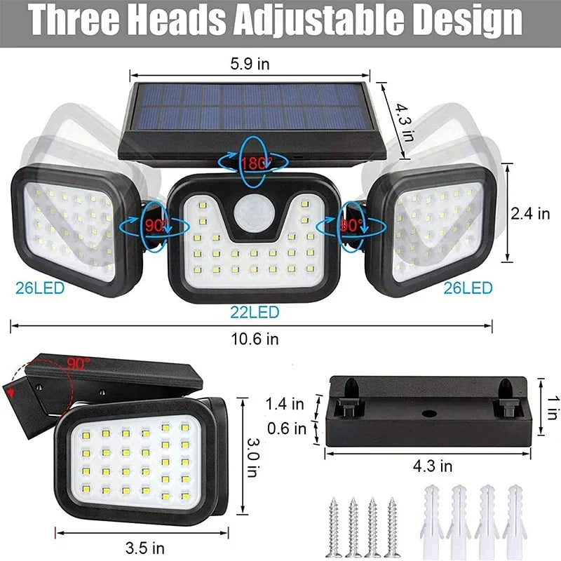 Power Save Bewegungaktivierte Außen-Solarlampe | Brehn