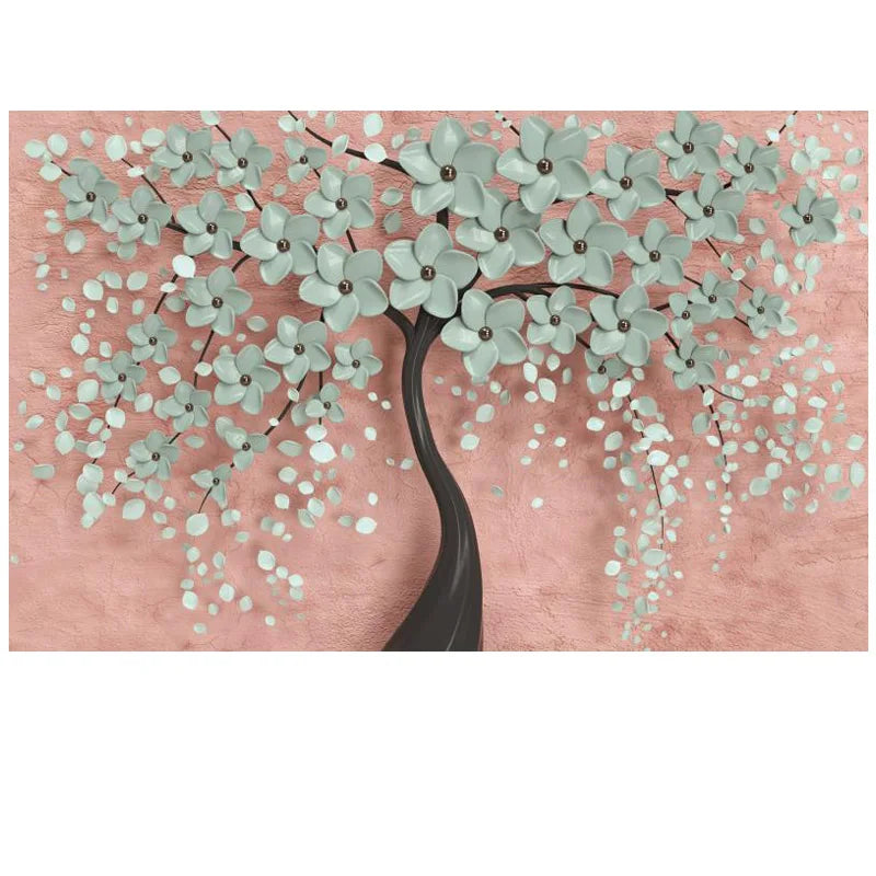 Abstract Floral Big Blossom Petal Tree Wandkunst Feine Kunst Leinwanddrucke Bild Für Wohnzimmer Schlafzimmer Salon Kunst Dekor | Brehn