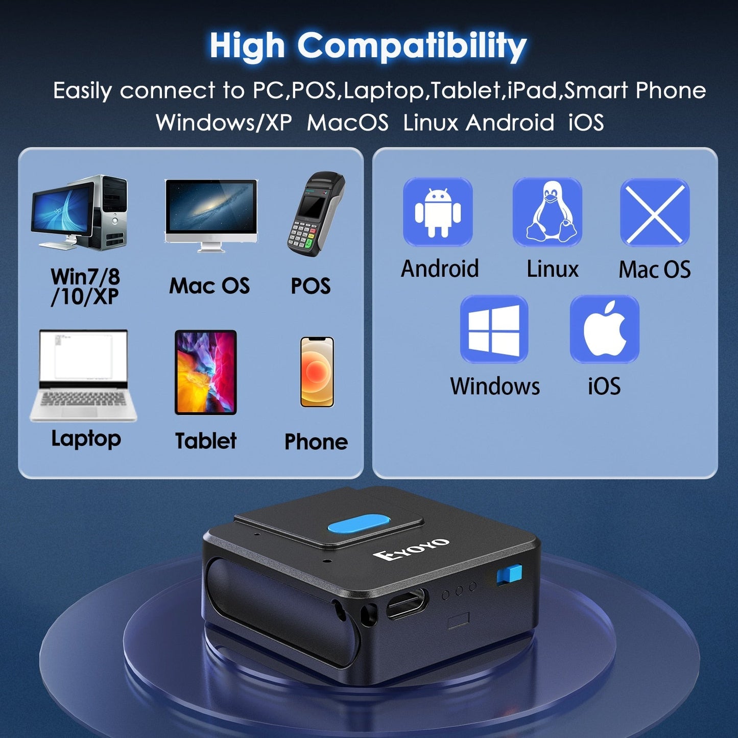 Brehn | Smart Scan Bluetooth Barcode Reader Handschuh