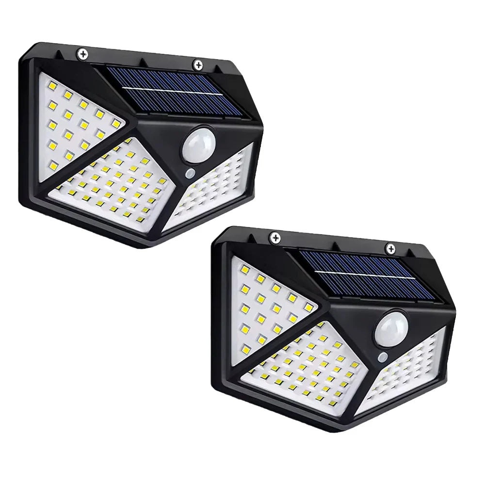 Solar Wandleuchte Außen 100 LED mit Bewegungsmelder | Brehn