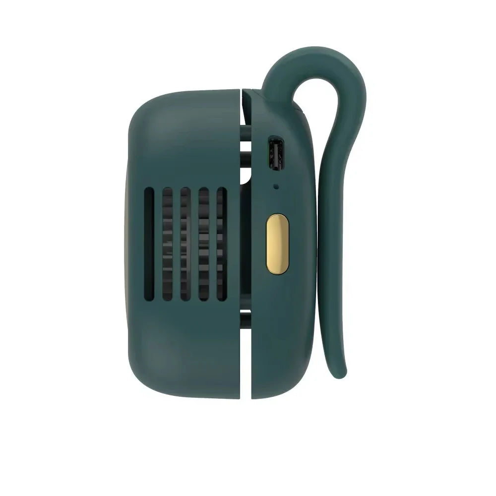 Tragbarer Mini-Handheld bladeless Ventilator – Wiederaufladbarer Clip-On Taille- oder Desktop-Ventilator für Outdoor-Belüftung | Brehn