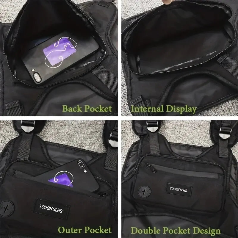 Brehn | Verstellbare Gurt Ergonomische Brusttasche