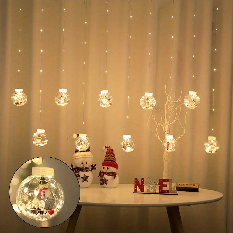 Brehn | LantaarnLuxe | Warme LED Weihnachtsvorhang Dekor