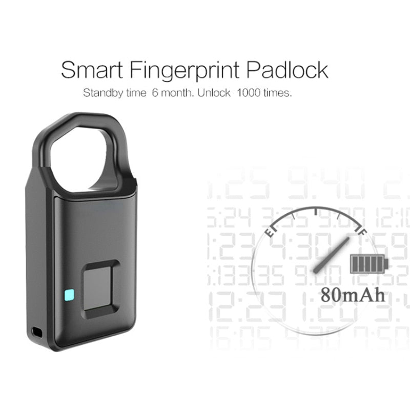 Touch Guard Smart Fingerprint Wasserdicht Sicheres Schloss | Brehn